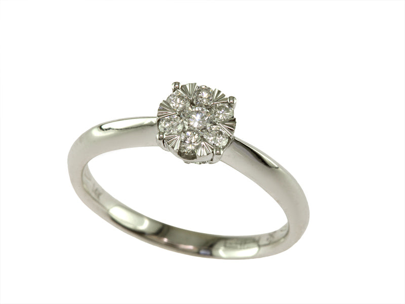 EFFY 14K WHITE GOLD DIAMOND RING