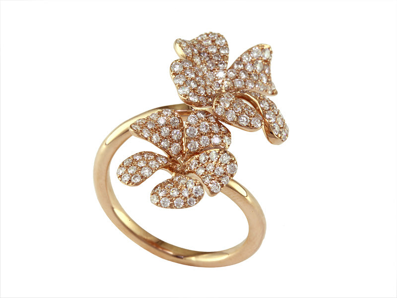 EFFY 14K ROSE GOLD DIAMOND RING
