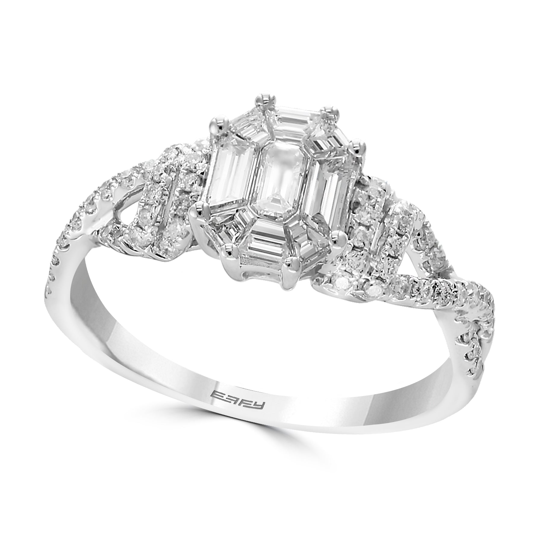 Effy 14K White Gold Diamond Ring