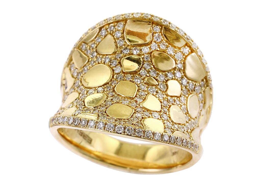 EFFY 14K YELLOW GOLD DIAMOND RING