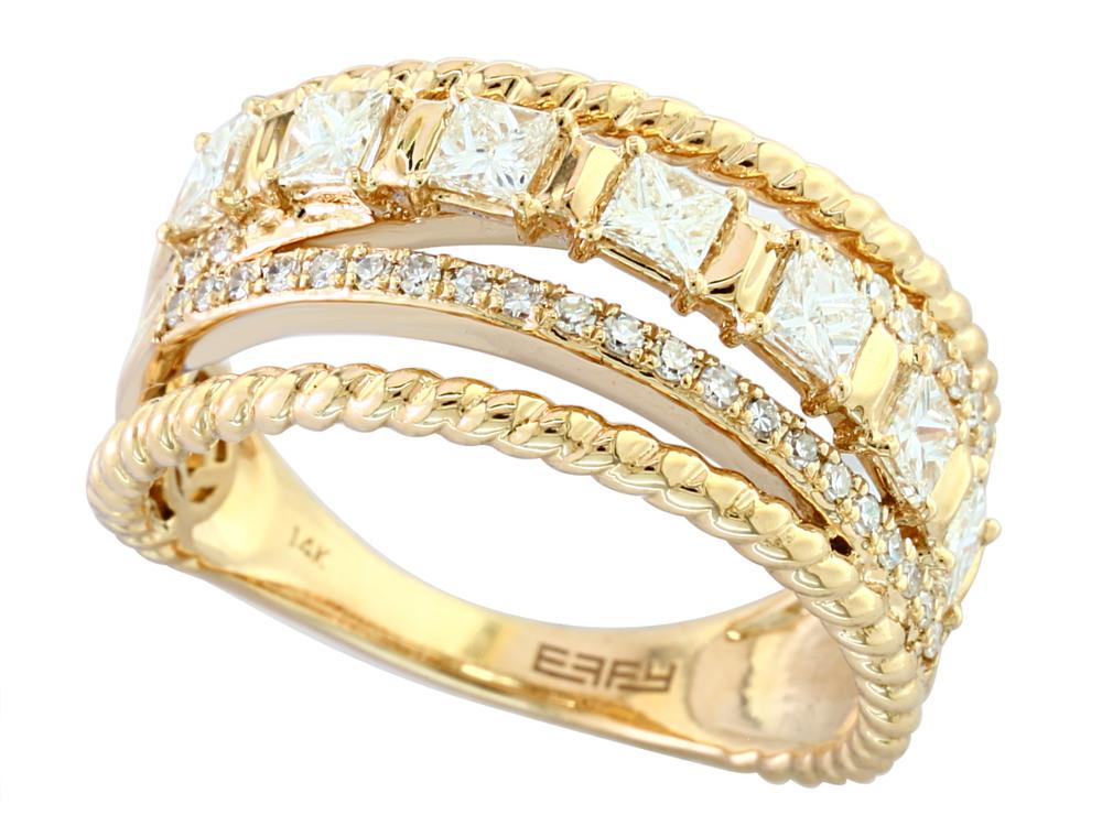 EFFY 14K YELLOW GOLD DIAMOND RING