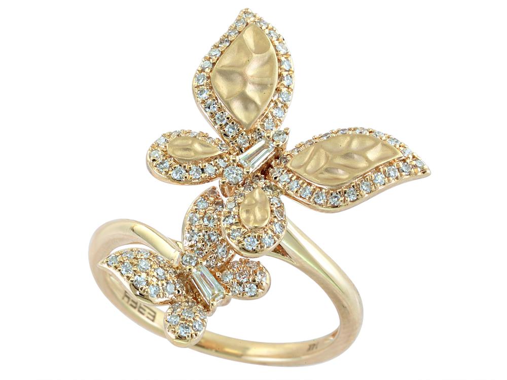 EFFY 14K YELLOW GOLD DIAMOND RING