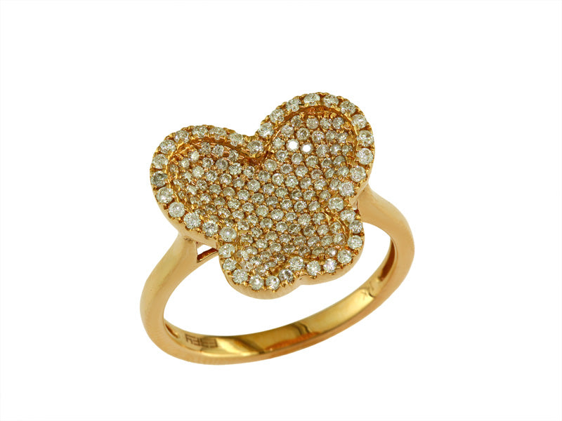EFFY 14K ROSE GOLD DIAMOND RING