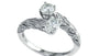 EFFY 14K WHITE GOLD DIAMOND RING