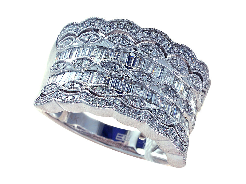 EFFY 14K WHITE GOLD DIAMOND RING