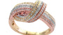 EFFY 14K YEL/ROSE GD DIAMOND RING