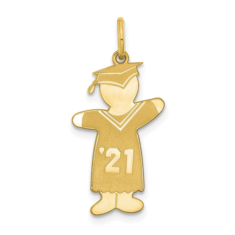 GP Sterling Silver Class of 2021 Boy Cuddle Charm