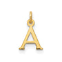 14ky Cutout Letter A Initial Pendant
