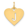 14ky Initial Letter J Initial Charm