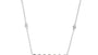 EFFY 14K WHITE GOLD DIAMOND,NATURAL SAPPHIRE NECKLACE