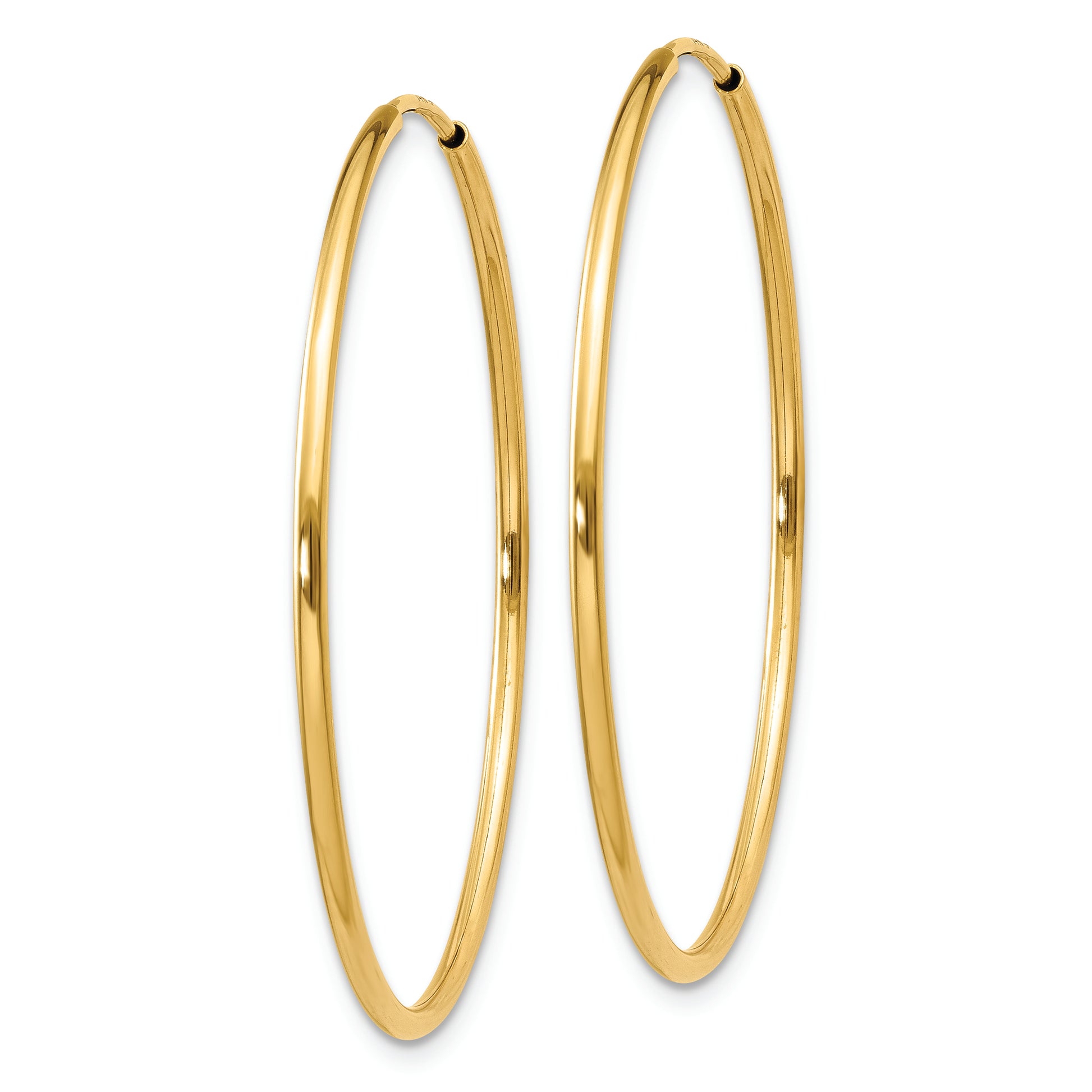 14k 1.20mm Endless Hoop Earring