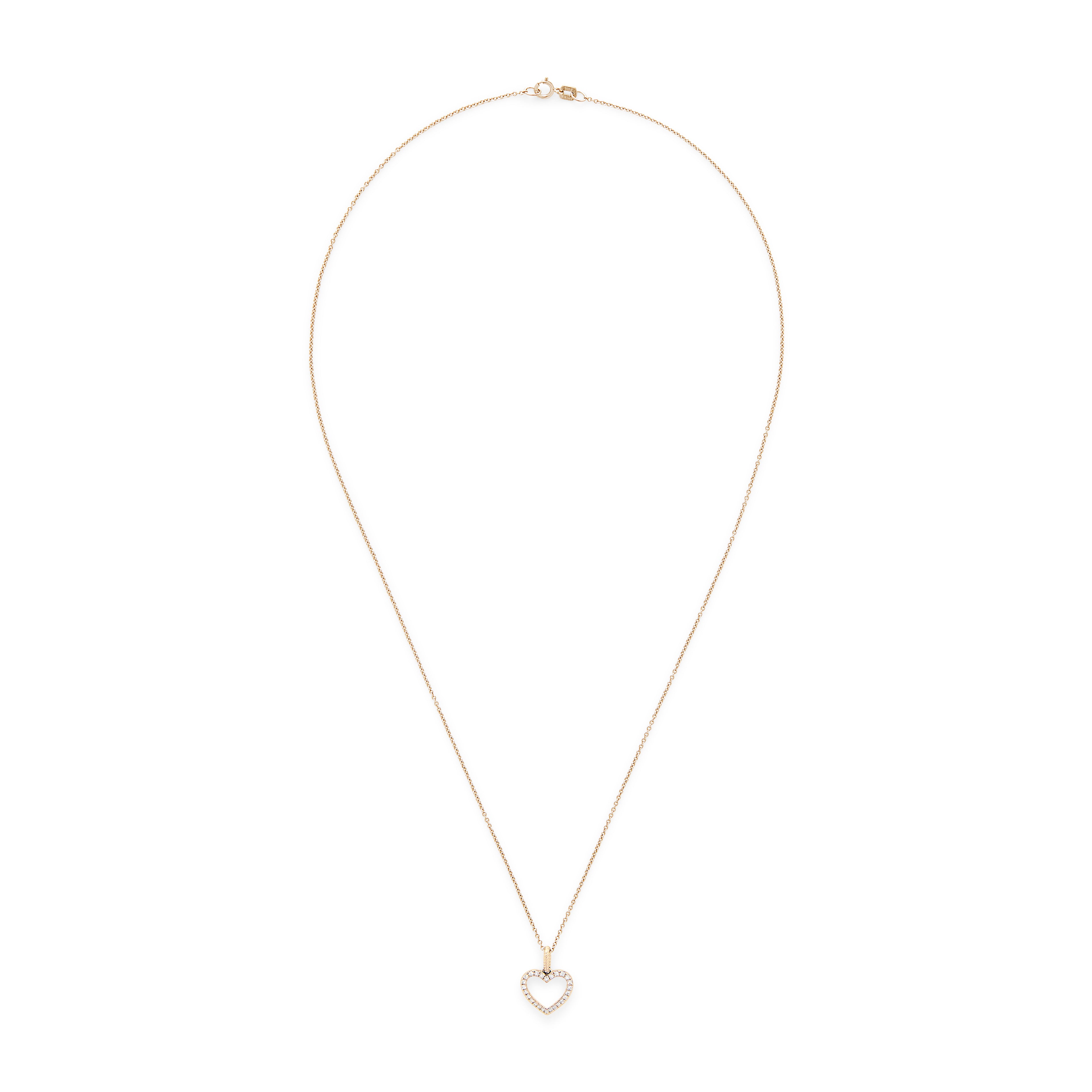 Effy 14K Yellow Gold Diamond Pendant