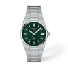 Green dial · Grey bracelet