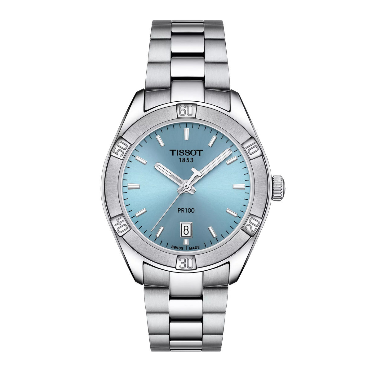 Tissot PR 100 Sport Chic 36mm T101.910.11.351.00 — detail view