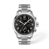 Black dial · Grey bracelet