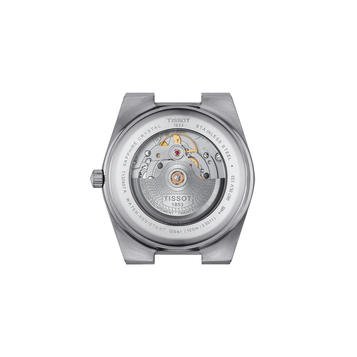 Tissot PRX 40mm T137.407.11.051.01 — detail view