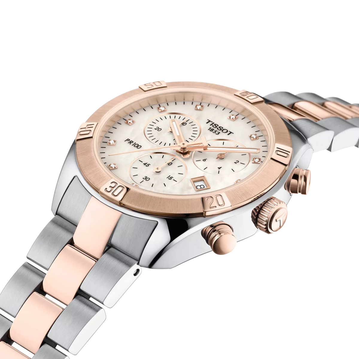 Tissot PR 100 Sport Chic 38mm T101.917.22.116.00 — detail view