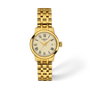 Ivory dial · Golden bracelet