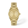 Champagne dial · Golden bracelet