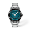Green dial · Grey bracelet