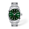 Green dial · Grey bracelet