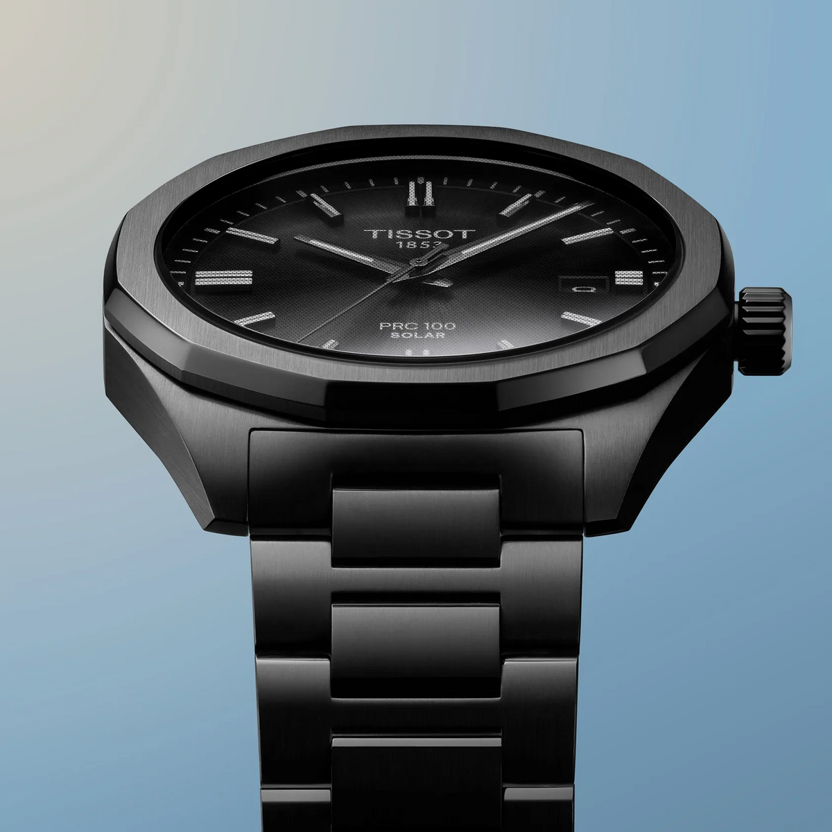 Tissot PRC 100 Solar 39mm T151.422.33.051.00 — detail view