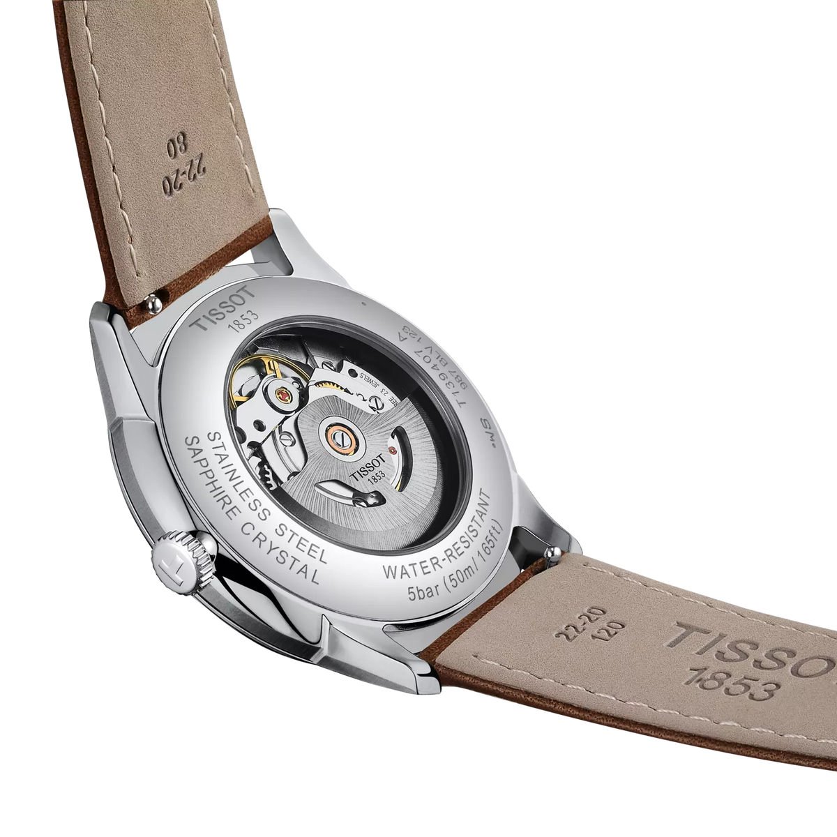 Tissot Chemin des Tourelles 42mm T139.407.16.041.00 — detail view