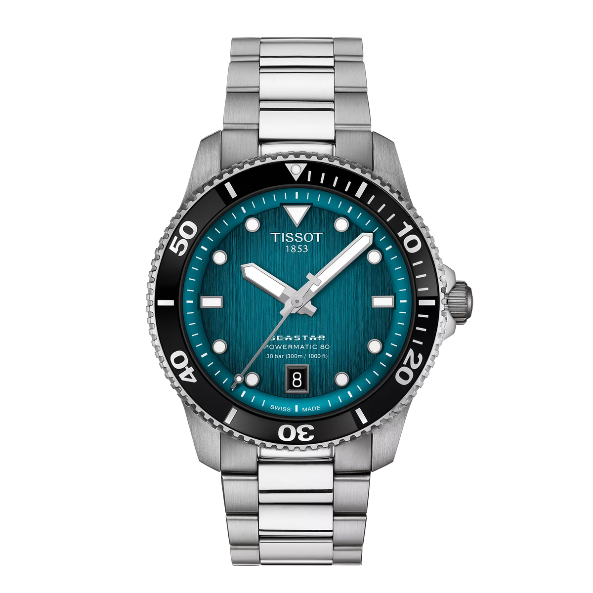 Tissot Seastar 1000 40mm T120.807.11.091.00 — detail view
