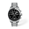 Black dial · Grey bracelet