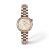 White mother-of-pearl dial · Grey and Rose Gold bracelet