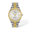 Silver dial · Grey and Golden bracelet