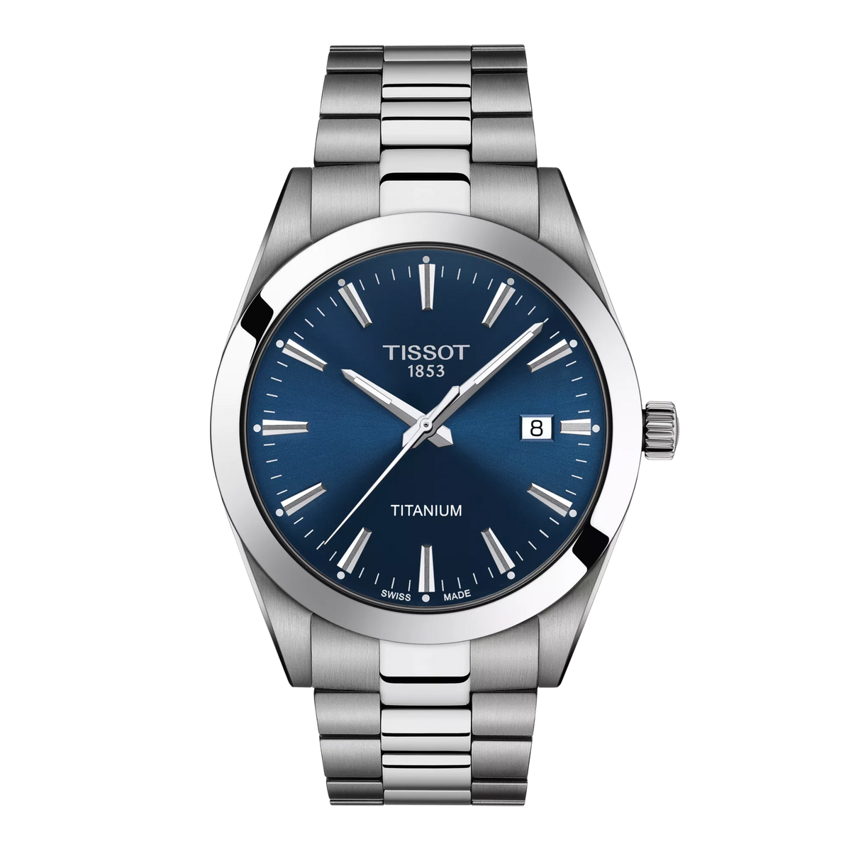 Tissot Gentleman 40mm T127.410.44.041.00 — detail view
