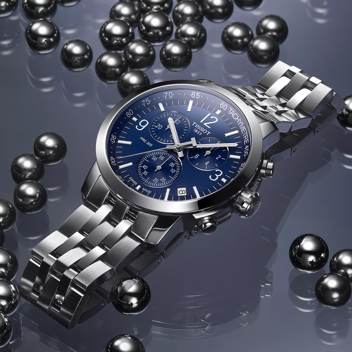 Tissot PRC 200 43mm T114.417.11.047.00 — detail view