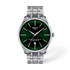Green dial · Grey bracelet
