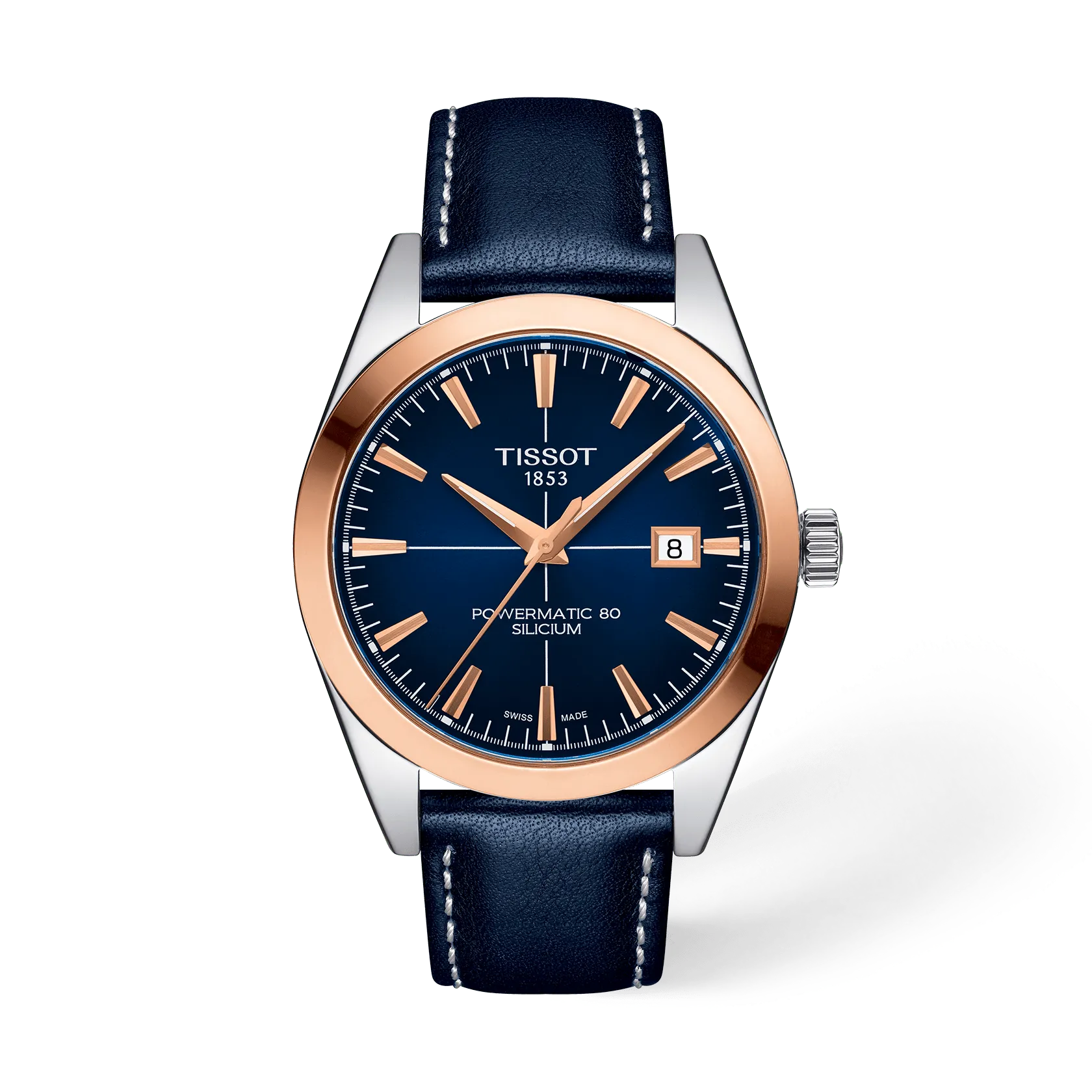 Tissot Gentleman Gold bezel 40mm T927.407.46.041.00 — product view