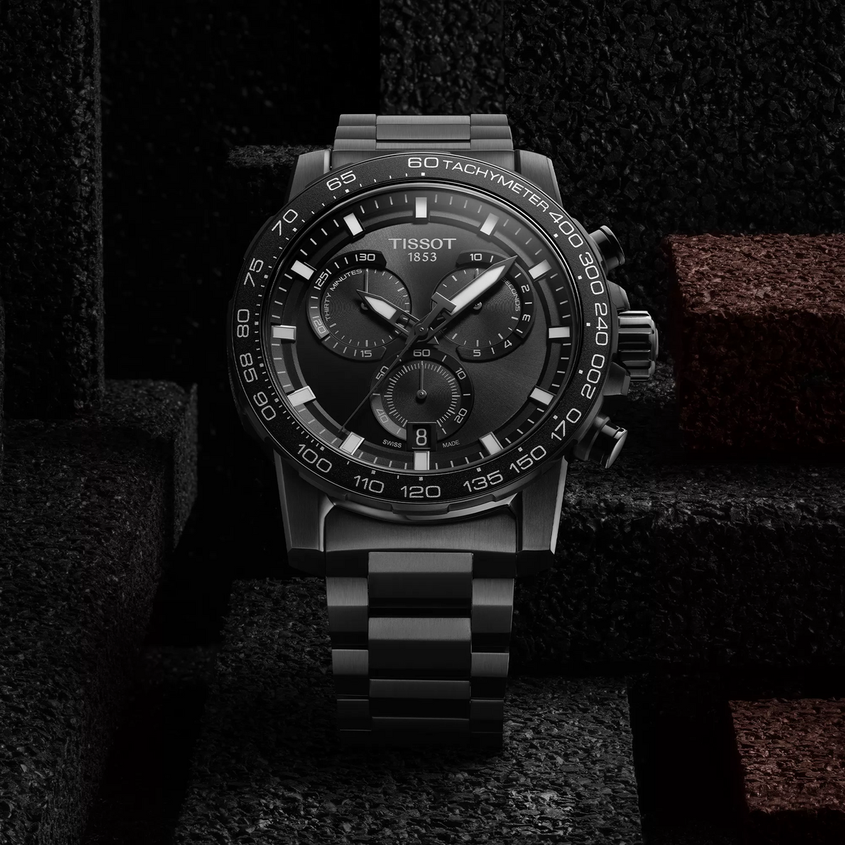 Tissot Supersport Chrono 45.5mm T125.617.33.051.00 — detail view