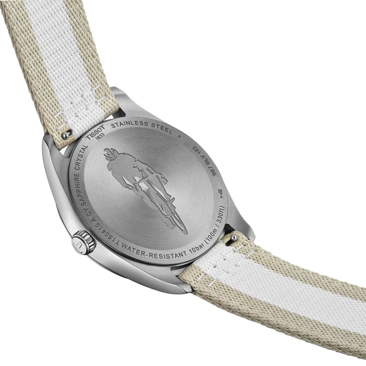 Tissot PR 100 Cycling 40mm T150.410.17.037.00 — detail view
