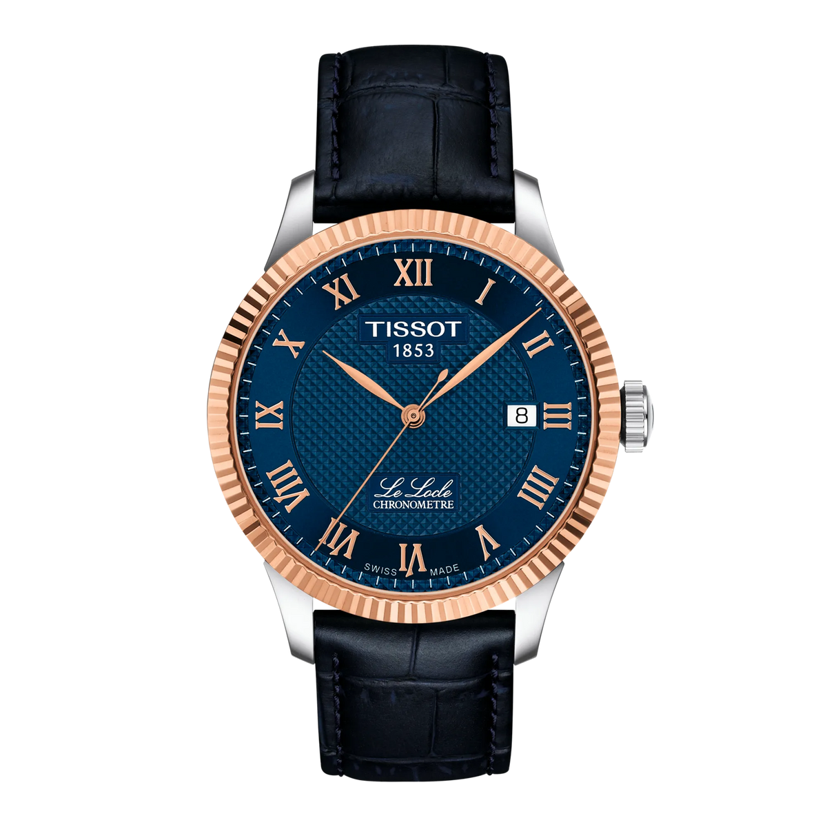 Tissot Le Locle Gold 39mm T932.408.46.043.00 — detail view