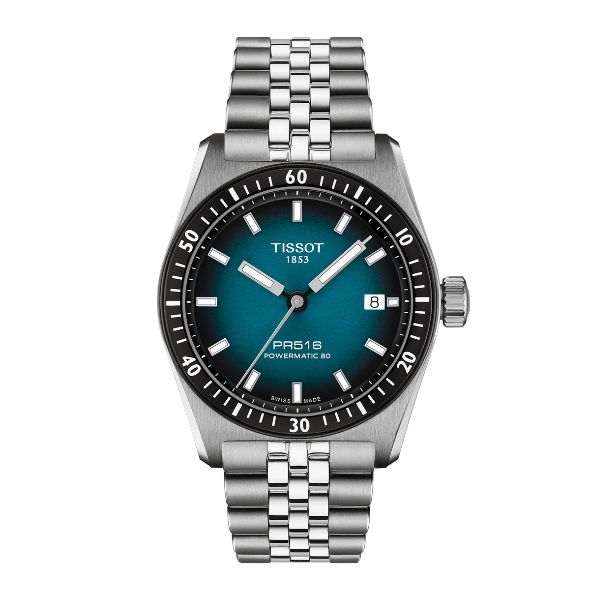 Tissot PR516 38mm T149.407.11.041.00 — detail view