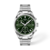 Green dial · Grey bracelet