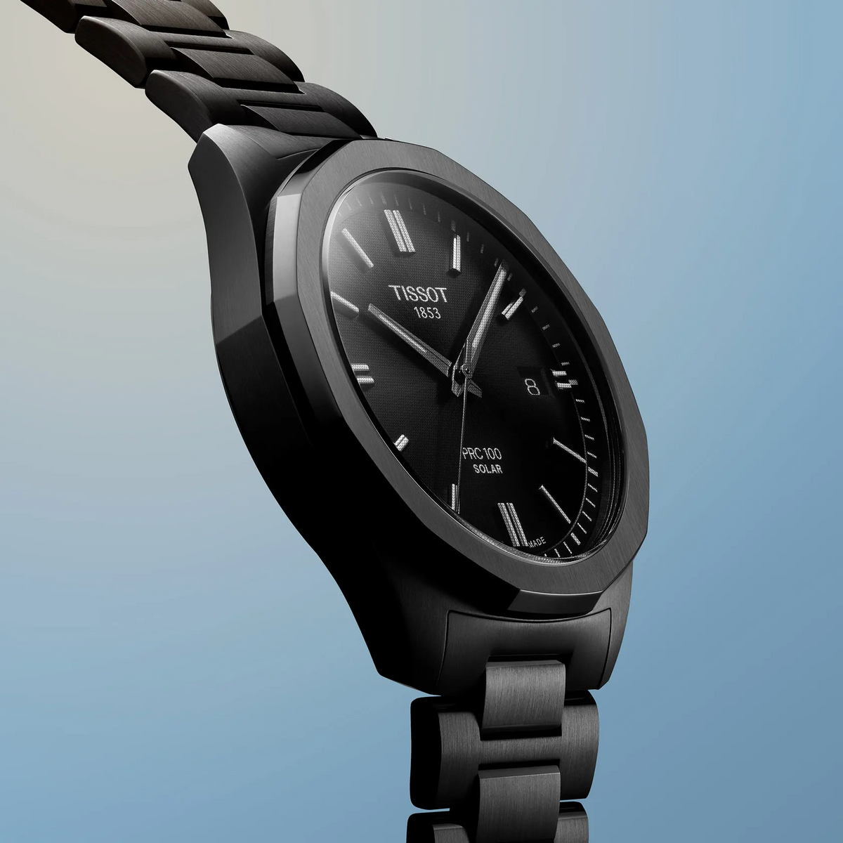 Tissot PRC 100 Solar 39mm T151.422.33.051.00 — detail view