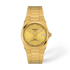 Champagne dial · Golden bracelet