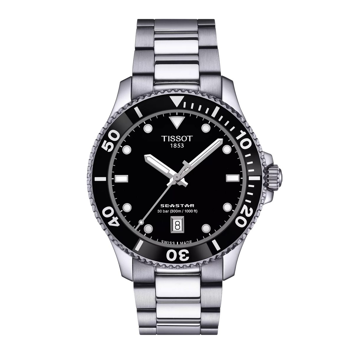 Tissot Seastar 1000 40mm T120.410.11.051.00 — detail view