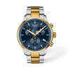 Blue dial · Grey and Golden bracelet