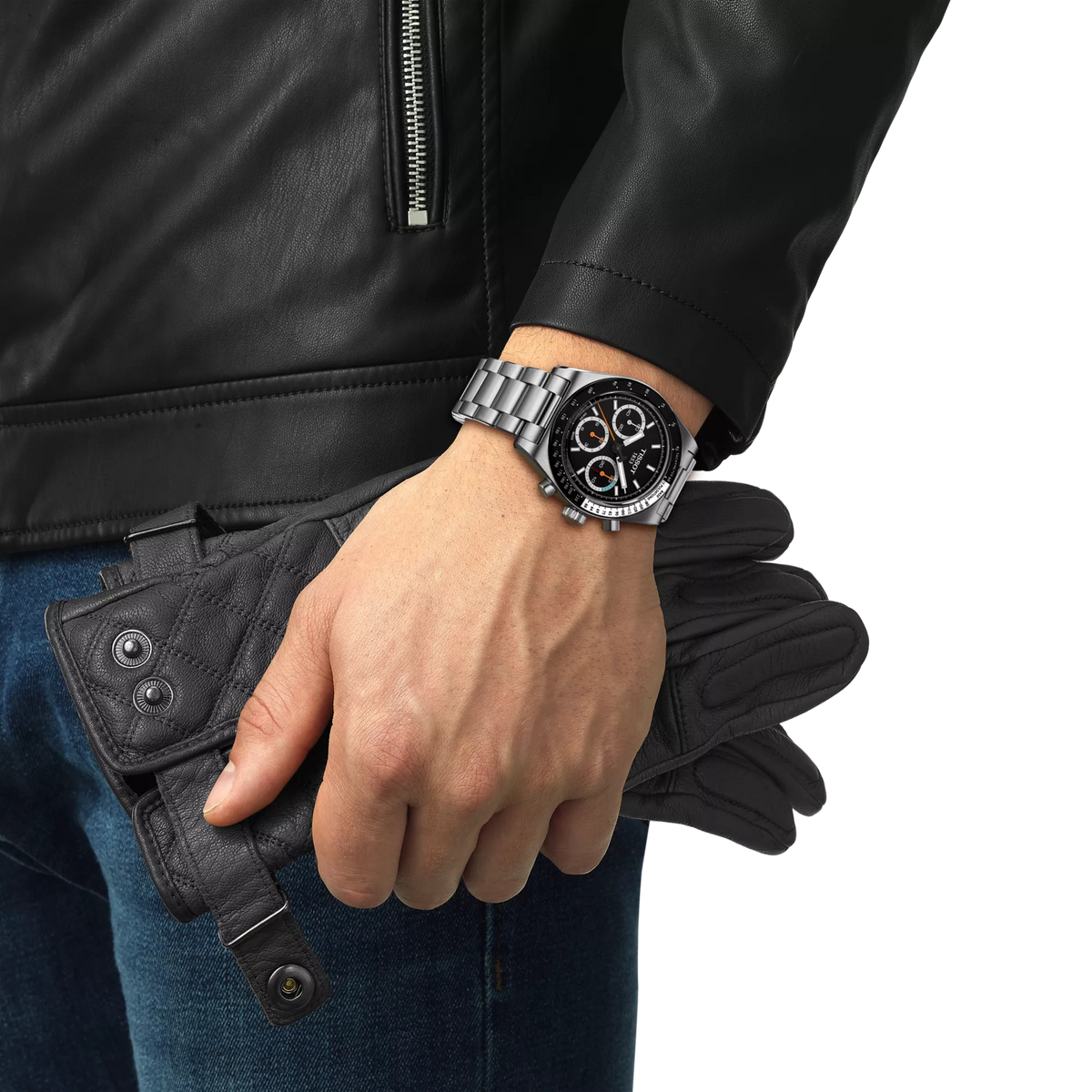 Tissot PR516 41mm T149.459.21.051.00 — detail view