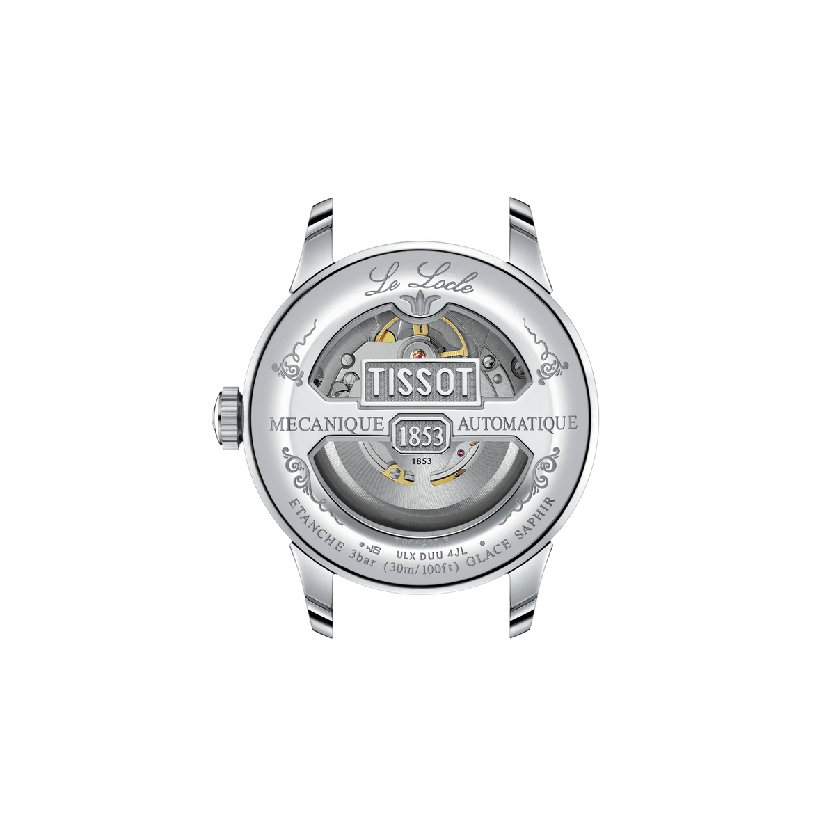 Tissot Le Locle 39.3mm T006.407.11.093.00 — detail view