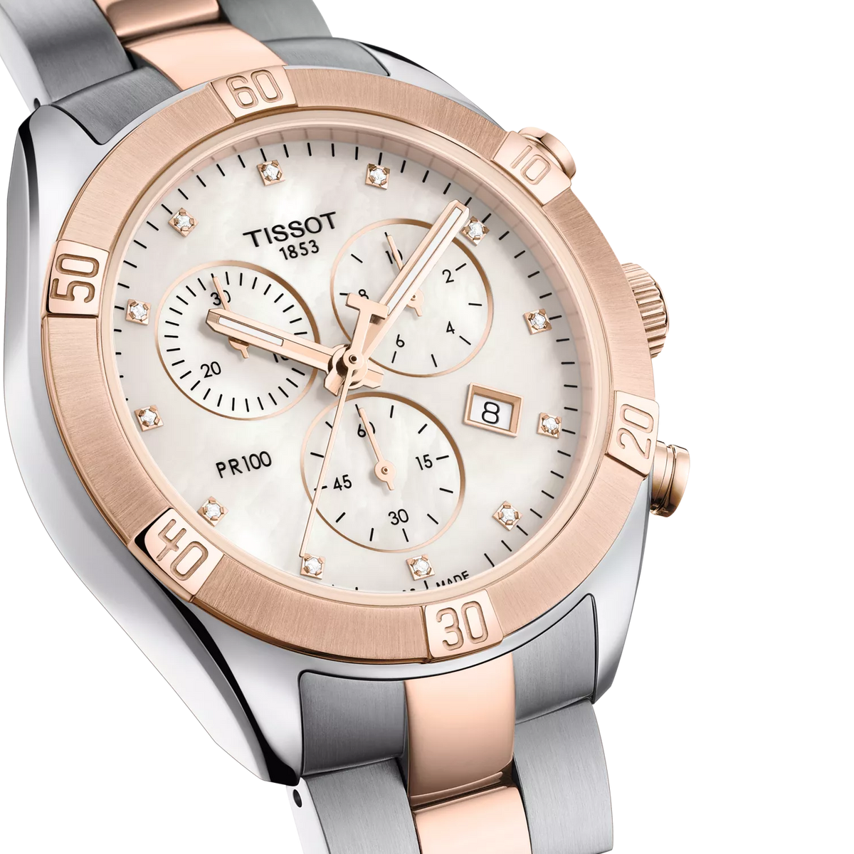 Tissot PR 100 Sport Chic 38mm T101.917.22.116.00 — detail view