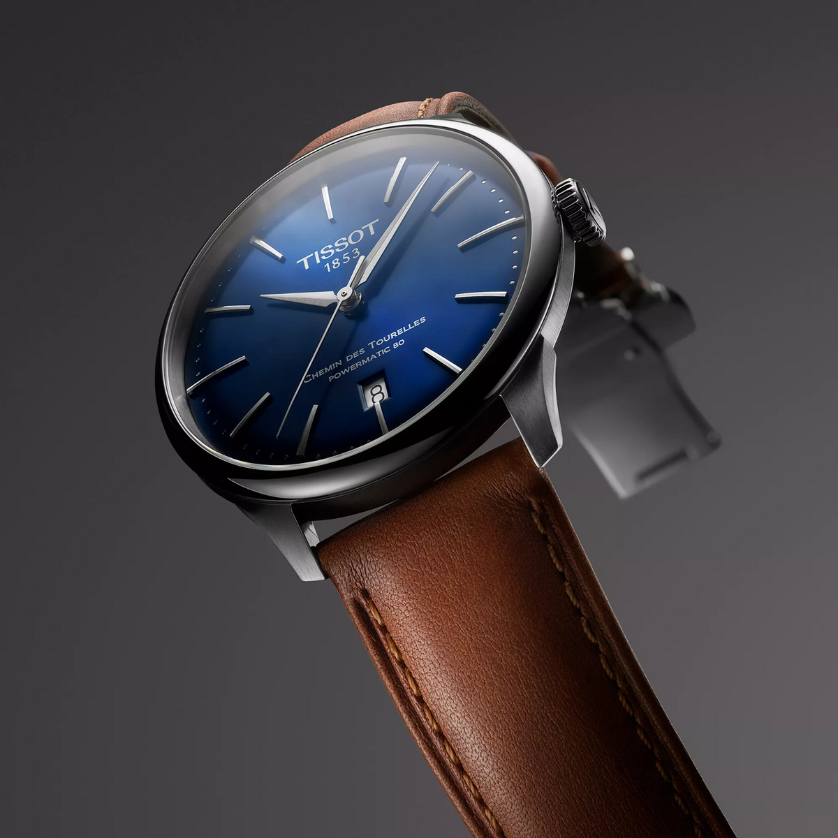 Tissot Chemin des Tourelles 42mm T139.407.16.041.00 — detail view