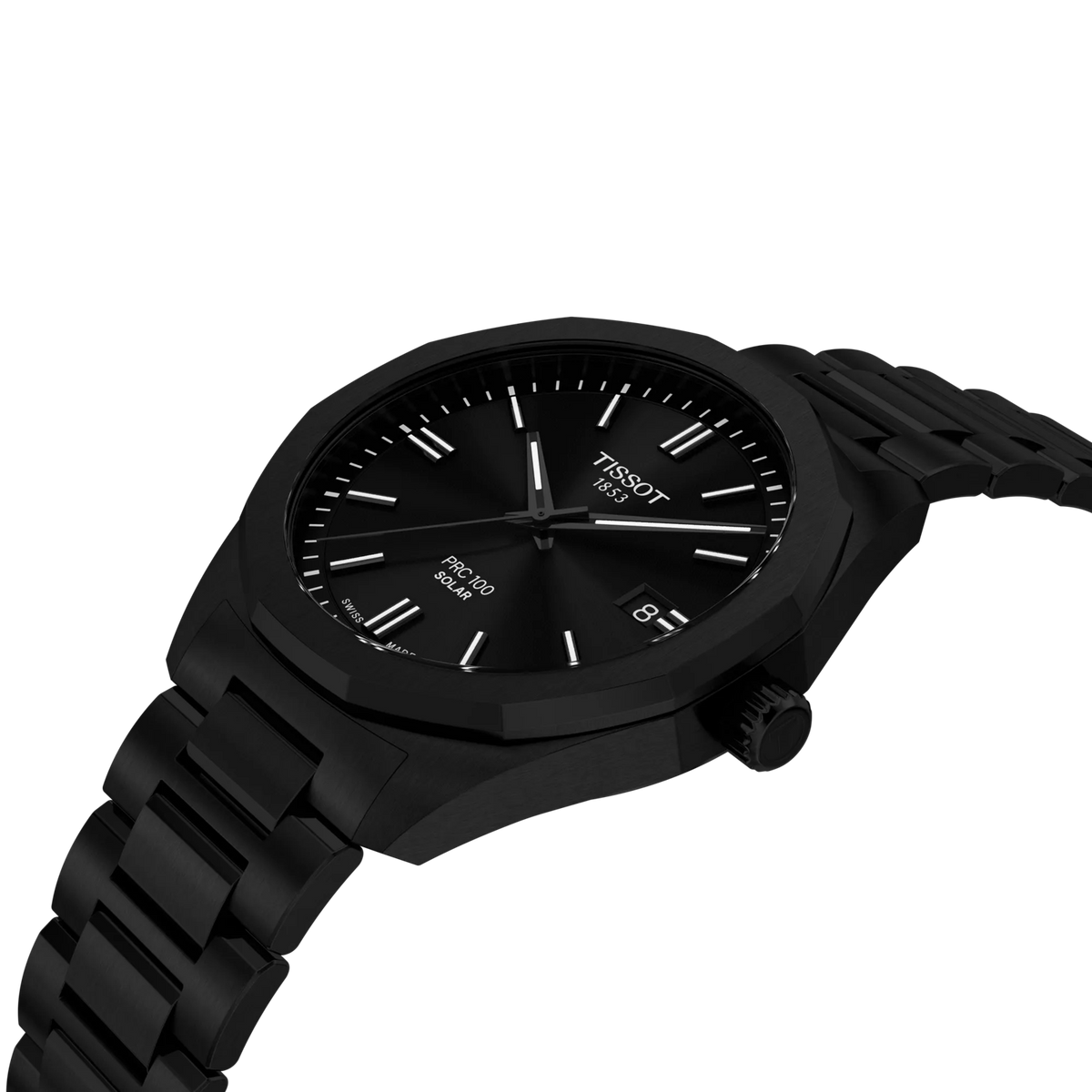 Tissot PRC 100 Solar 39mm T151.422.33.051.00 — detail view