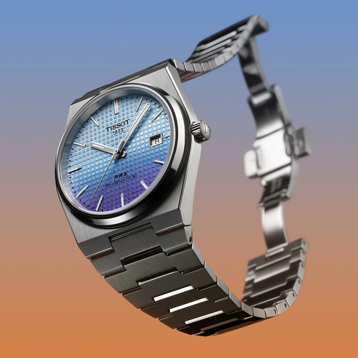 Tissot PRX 40mm T137.407.11.351.01 — detail view